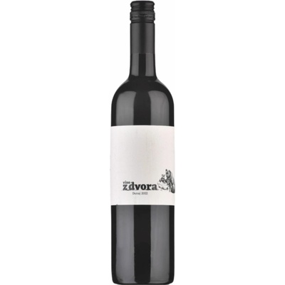 Vino z Dvora Dunaj červené suché 2022 13,5% 0,75 l (čistá fľaša)