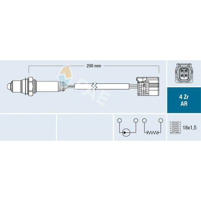 Lambda sonda FAE 75632