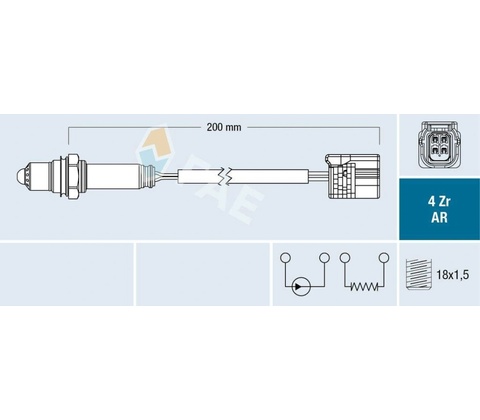 Lambda sonda FAE 75632