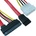 Sata6 sata2 КАБЕЛ ЗА ДАННИ + ЗАХРАНВАНЕ С КОМБИНИРАН КОНЕКТОР