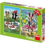 Dino - Puzzle 2x48 He is happy - 40 - 99 piese