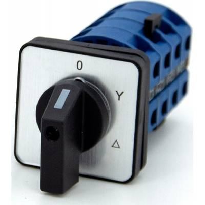 ELS Elektrotechnika VAČKOVÝ SPÍNAČ HVĚZDA TROJÚHELNÍK 25A LW25 0-YD 3P T