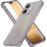 Techsuit Калъф за Honor 600 Lite - Shockproof Clear Silicone - Techsuit - Матово черен (KF2363697)