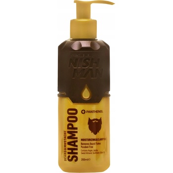 Nishman Beard and Mustache Care Shampoo šampón na bradu 200 ml