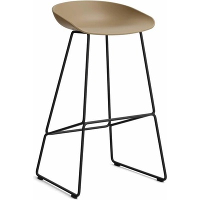 Hay AAS 38 High black powder coated steel / clay