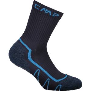 CMP Детски туристически чорапи Cmp Kid's Trekking Sock Poly Mid Walking socks - Antracite / Deep Lake - размер 34-36 (EU) (201-9373-0114)