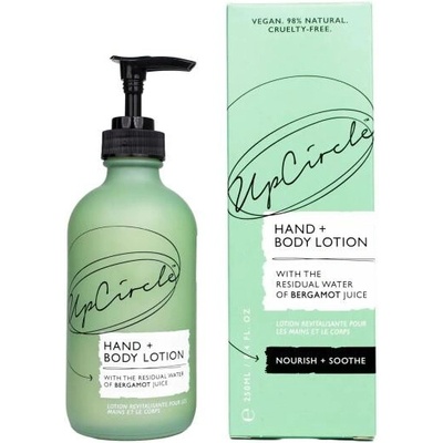 UpCircle Hand + Body Lotion with Bergamot Water tělové mléko 250 ml