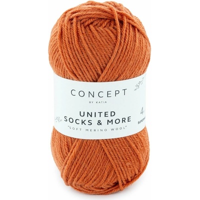 UNITED SOCKS & MORE Katia Farby UNITED SOCKS & MORE: 6 hrdzavá