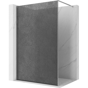 Mexen Kioto душна стена Walk-in 120 x 200 cm, crackle графит 12 mm, хром - 800-120-101-01-44-X (800-120-101-01-44-X)