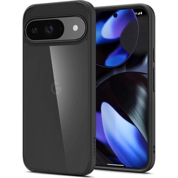 Spigen Противоударен Калъф за Google Pixel 9 Pro/ 9, Spigen Ultra Hybrid Case, Черен (ACS07690)