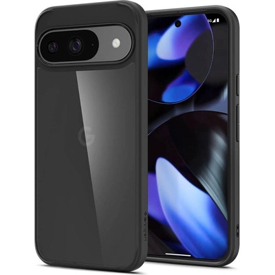 Spigen Противоударен Калъф за Google Pixel 9 Pro/ 9, Spigen Ultra Hybrid Case, Черен (ACS07690)