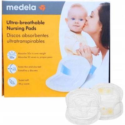 MEDELA SUPER ABSORPČNÍ PRODYŠNÉ LAKTACE VLOŽKY 60 KUSŮ