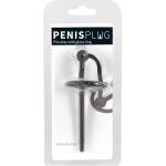 Penisplug You2Toys - пенис плъг - силиконов пръстен за главичката с кух дилататор (черен)