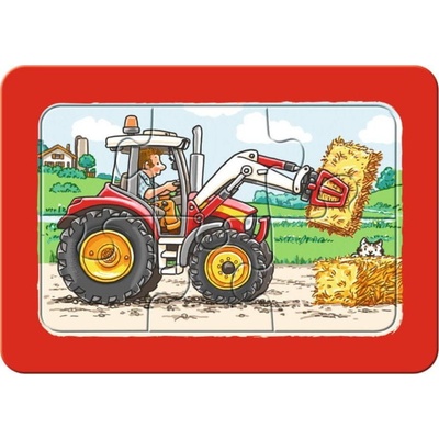 Ravensburger pro nejmenší Stavební stroje 3 x 6 dielov