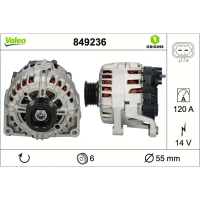 Alternátor VALEO 849236