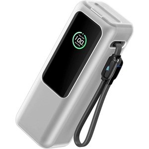  Тънък силиконов калъф за Anker Laptop Power Bank 25000 mAh 165W (A1695H11) - Кwmobile Silicone Case Powe Bank Case (прозрачен) (KWM000040NB003C)