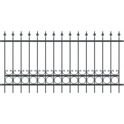 Kovové plotové pole PLP10 š. 2500 x v. 1200 mm