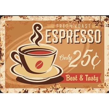 Ceduľa Coffee Espresso
