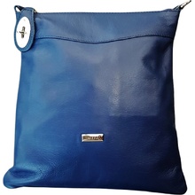 Facebag kožená crossbody kabelka 7009/45 modrá