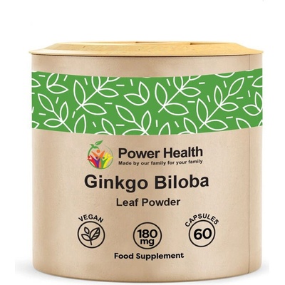 Power Health Гинко Билоба 180 mg 60 капсули | Power Health (077444 (PHPPHG60) PWH)