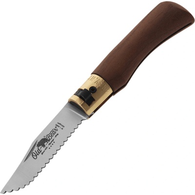 OLD BEAR XS - STAINLESS STEEL, WALNUT HANDLE, SERRATED BLADE 9337/15_LN