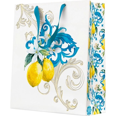 Darčeková taška medium 20x25x10 cm Baroque Lemon