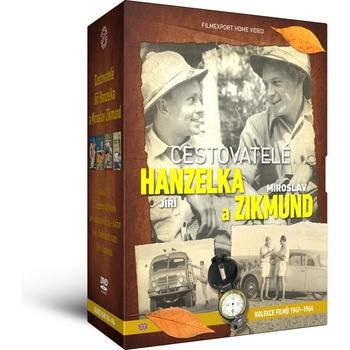 Cestovatelé Jiří Hanzelka a Miroslav Zikmund: Kolekce cestopisů digipack DVD