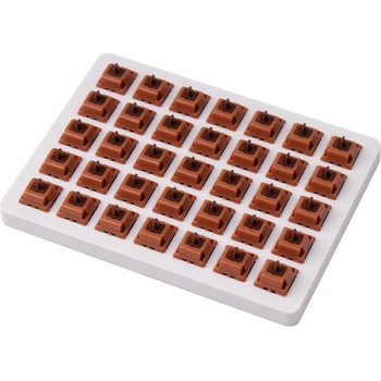 Keychron Gateron Cap Golden Brown Switch Set 35 броя Комплект геймърски механични суичове за клавиатура (Z74)