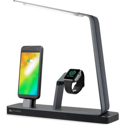 4smarts LED Charging Station LoomiDock - докинг станция за зареждане на iPhone и Apple Watch (черен)