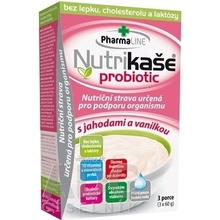 Nutrikaša Probiotic s jahodami a vanilkou 3x 180 g 60 g