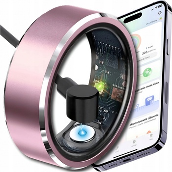 Smart ring ZeeTech SmartRing Prsteň Inteligentný R05 veľkosť 18 ružová