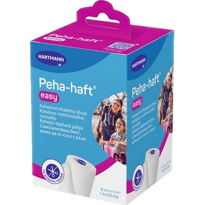 Peha-haft easy kohezivní trhat. obvaz 8 cm x 4 m