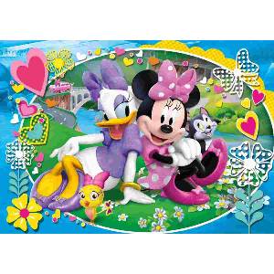 Clementoni - Puzzle Minnie Happy Helpers 104 maxi - 100 piese