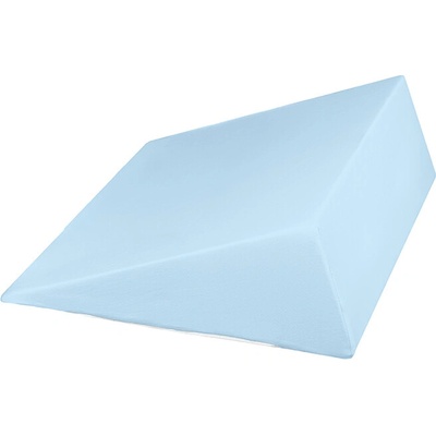 Bellatex Klínový podhlavník Modrá 80x50x20
