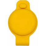 JC Силиконов държач за каишки за домашни любимци за Apple AirTag - JC AirTag Pet Collar Back Clip (жълт)