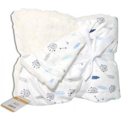 Cangaroo Бебешко одеяло Shaggy 105/75 син (3800146266219)