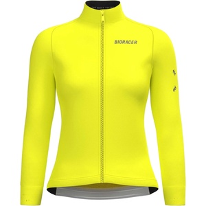 Bioracer Дамско термо яке за колоездене Bioracer Women's Tempest Protect Pixel Jacket Cycling jacket - Fluo Yellow (151-0821-0213)