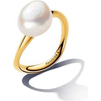 Pandora 163293C01 Prsten PANDORA Barokní sladkovodní perla 58 163293C01