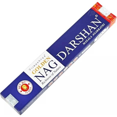 Vijayshree Golden Nag indické vonné tyčinky Darshan 15 g