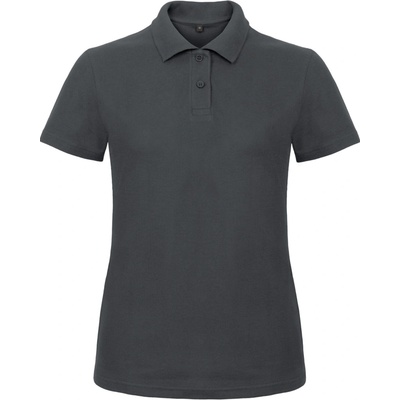 B&C dámska polokošeľa PWI11 Anthracite