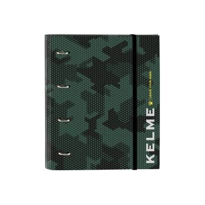 KELME Папка с пръстени Kelme Camo Черен Зелен 27 x 32 x 3.5 cm