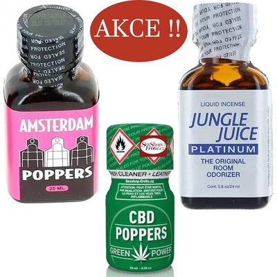Jungle Juice Poppers CBD Amsterdam mix pack 3 x 24 ml