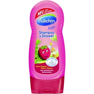 Bübchen detský šampón a sprchový gél Malina 230 ml