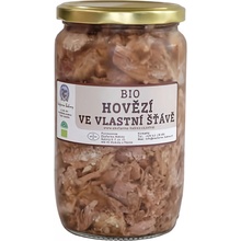 Ekofarma Babiny Bio hovězí ve vlastní šťávě 700 g