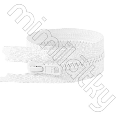 Zip kostěný dělitelný VISLON® bílá 70 cm YKK