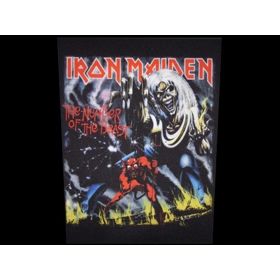 Zádovka IRON MAIDEN the number of the beast zoid