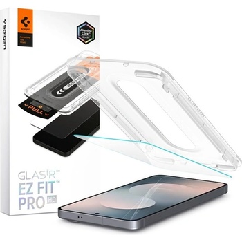 Spigen Samsung S25 FE SPIGEN EZ FIT защитно стъкло за екран 2бр. 2.5D, 9H + рамка, TRANSFER AGL10202 (AGL10202)