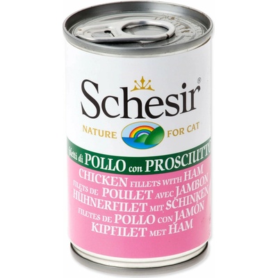 Schesir Kuracie so šunkou 140 g