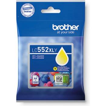 Brother original ink LC552XLY, yellow, 1500str (LC552XLY)
