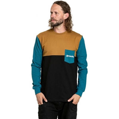 Meatfly Harvey Petrol Heather/Gold Brown modrá